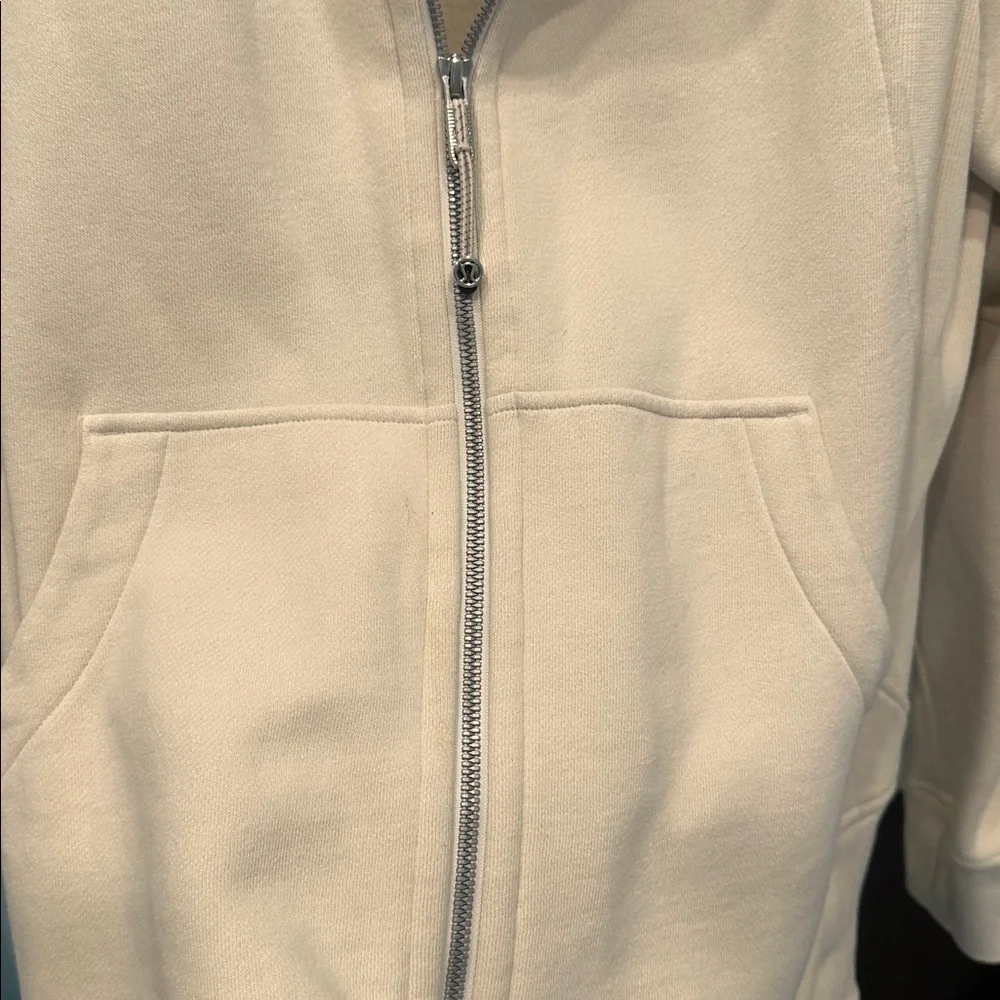 Lululemon Athletica Off-White Zip-Up Jacket